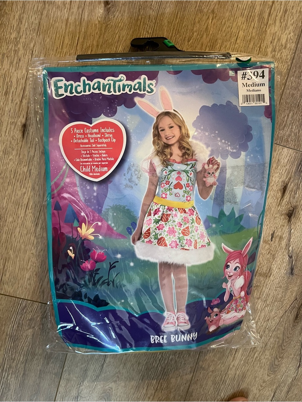 Bree Bunny Girls Bunny Costume - White & Pink